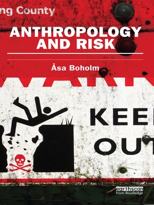cover image of Anthropology and Risk